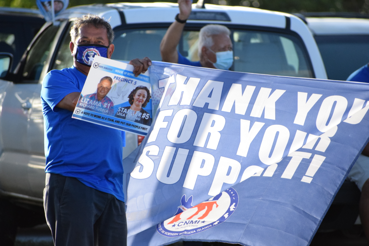 NMI Democratic Party says 'Thank You' | Garapan Fishing Base, Nov. 6, 2020